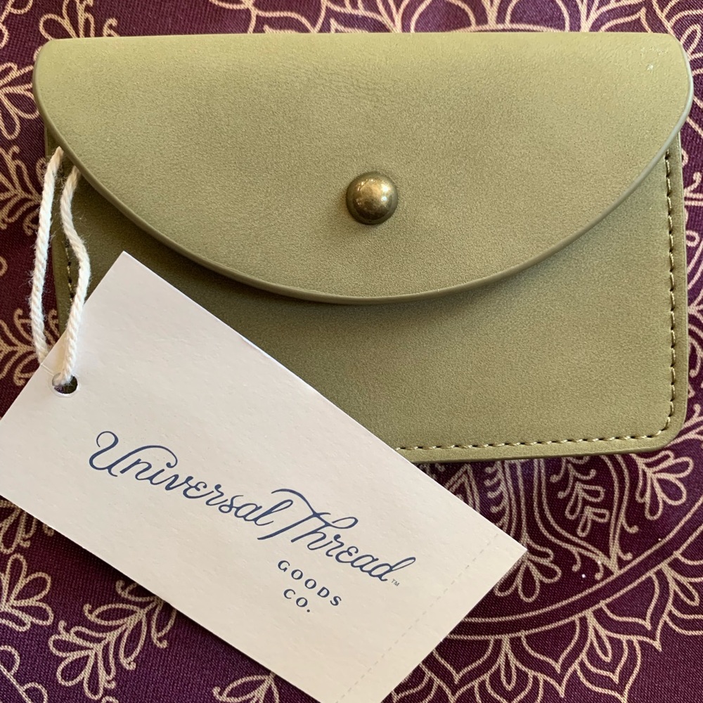 Cute green wallet